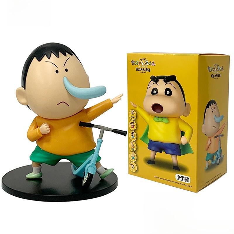 Crayon Shinchan Pvc Action Figures Set With Collectible Characters For Fans And Collectors