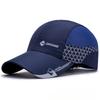 Summer Quick Drying Baseball Cap Men's Mesh Breathable Sun Hat Sandwich Brim Duckbill Cap Reflective Hat