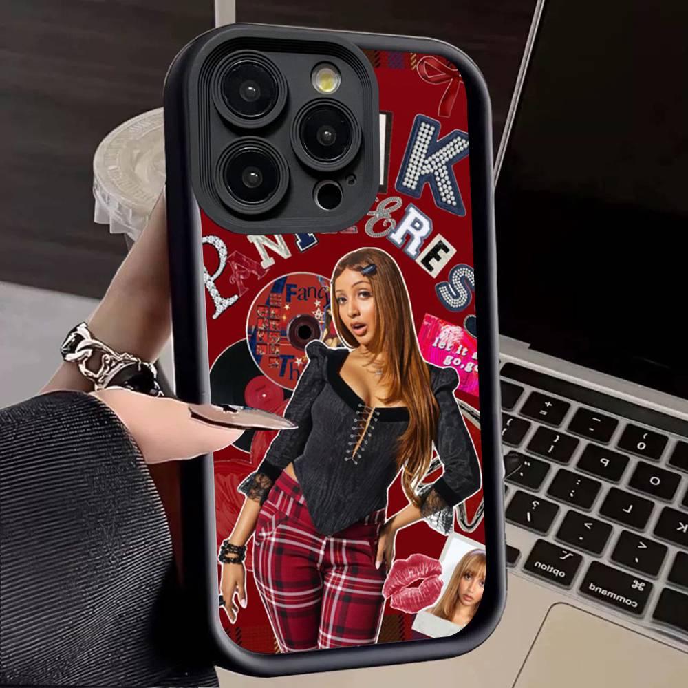 Singer Pinkpantheress Phone Case For IPhone 17 16 15 13 11 12 14 Pro Max Plus Silicone Cover Shell