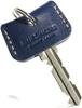 Italian Leather Key Genuine Leather Key Leather Key Key Number Cowhide Leather and Brand IKH3 Dark [BLUE SINCERE] Cover, Cap, Anti-Theft Cover,