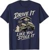 Vintage Golf Cart Humor Drive It Like You Stole It T-Shirt