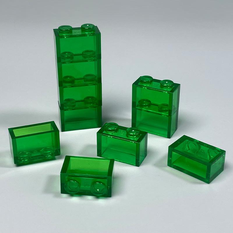Small Particle Building Blocks: 1x2 High-Hole Brick 3004 - Basic Wall Brick Toy Accessories