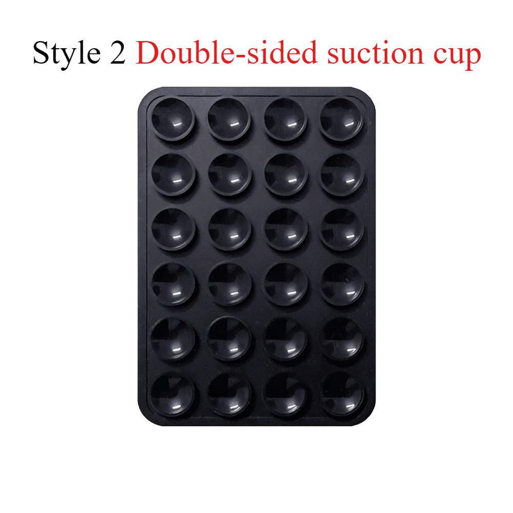 Sticker/Double-sided Suction Cup Adhesive Silicone Suction Pad Bracket Multifunction Rubber Sucker Pad Durable Mobile Phone
