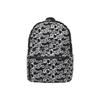Li Ning X Disney Mickey Series Large Capacity Zipper Closure Letter Print Fabric Backpack Unisex Backpack Black White ABSS269-2