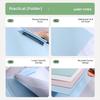 Foldable Clipboard 2-in-1 Writing Pad New File Folder  Students