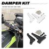 Carbon Steering Damper Stabilizer Motorcycle Directional Dampers Mount Bracket Support Kit For Street Triple 765R 765RS 1200RS