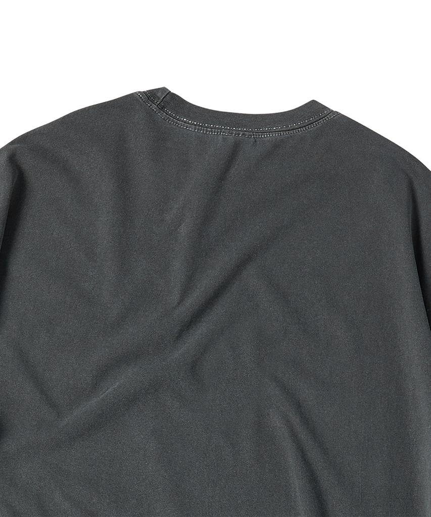TRAVEL Imperial Pigment Short Sleeve T-Shirt Black Charcoal