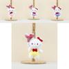 Adorable Korean Style Kt Cat Plush Toy With Colorful Heart Balloon Keychain Attachment