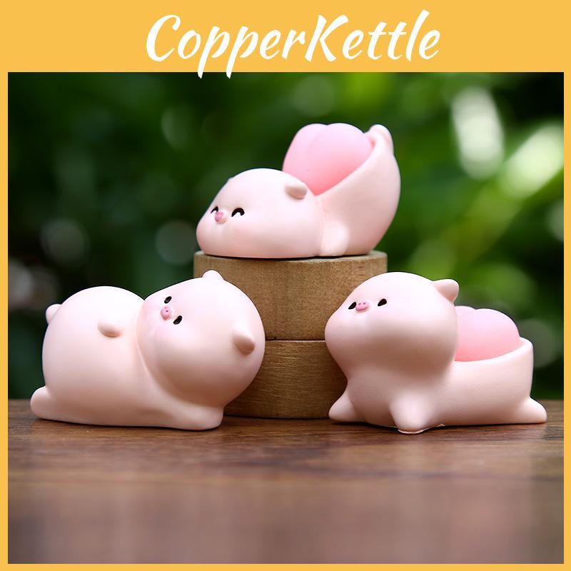 Soft Butt Pig Plush Toy Resin Collectible For Stress Relief And Kids