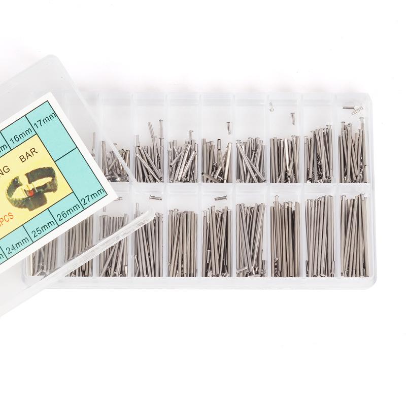 Watch Repair Kit: Band Pin, Split Pin, Tightening Nail, Screw, Spring Bar, Rivet.