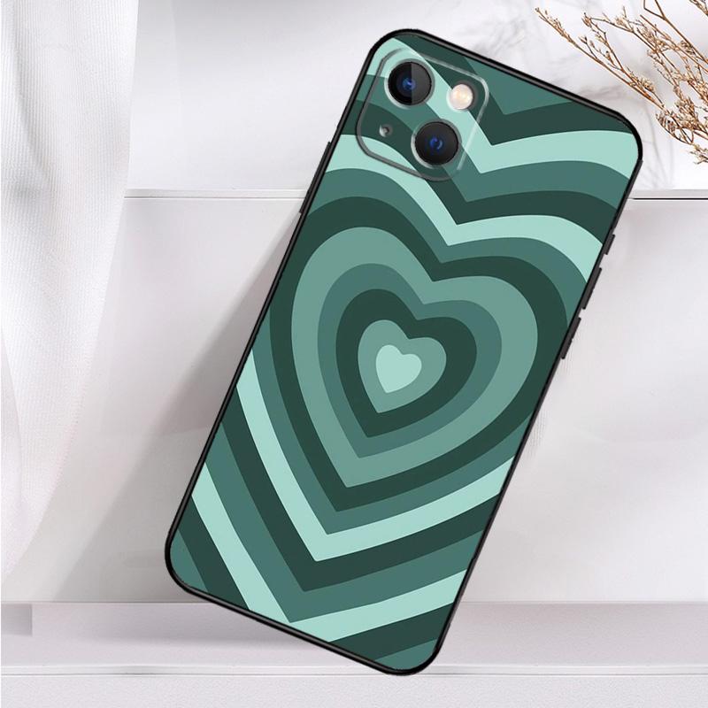 Colorful Heart Circle Love Shockproof Case For iPhone 17 16 15 14 11 Pro Max Plus 12 13 Mini 16e 17 Air Phone Cover