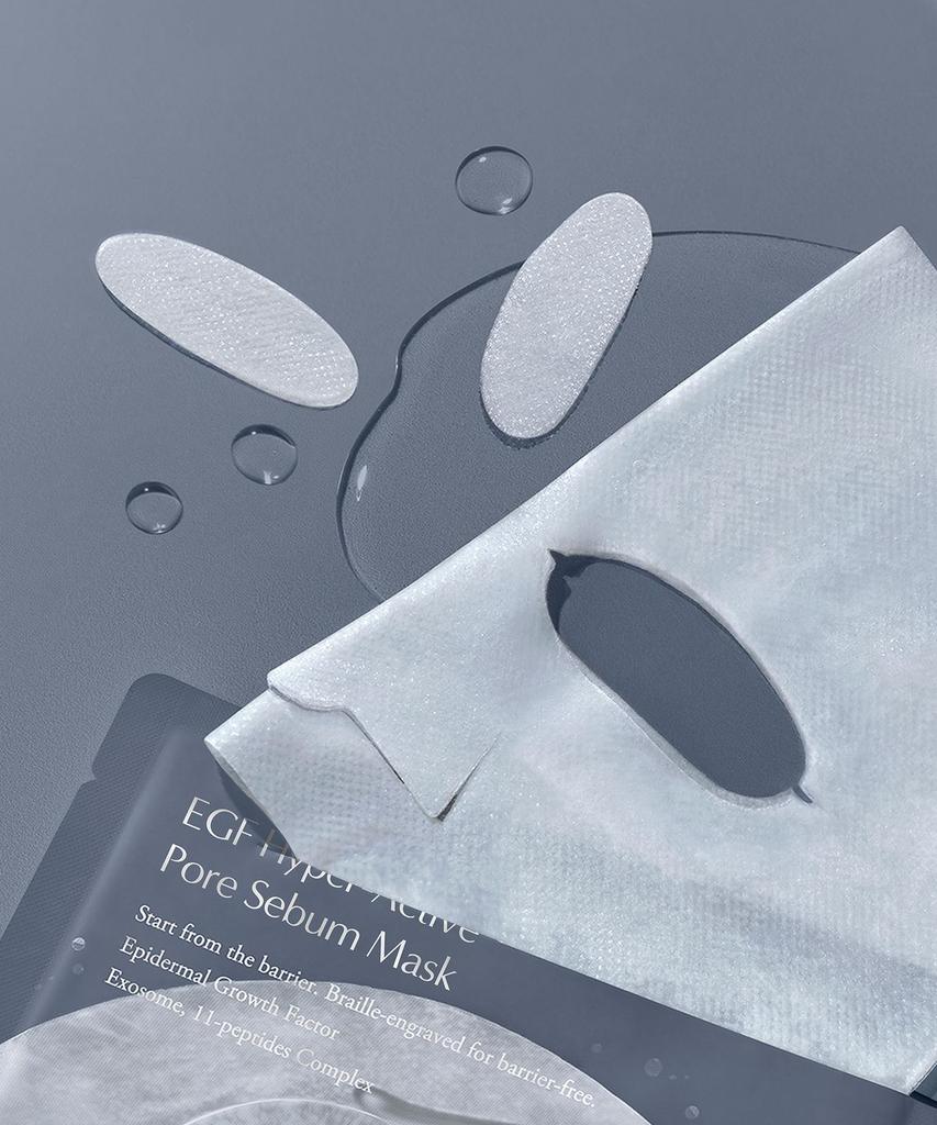 EGF Sebum Pack (4 Sheets) Hyper Active Pore Sebum Mask