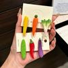 6Pcs/Set Realistic Vegetable Shape Food-Shaped Hairpin Novelty Side Hair Clips  Bangs Flyaway Hair