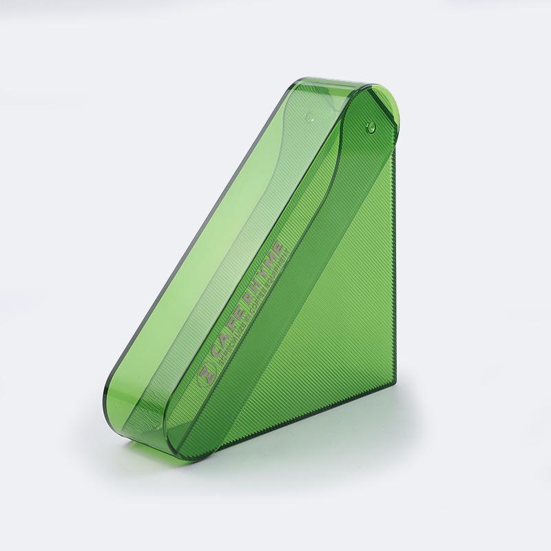 V60 Coffee Filter Paper Holder with Cover - Dust-Proof Storage Box for Hand-Brewed Filters