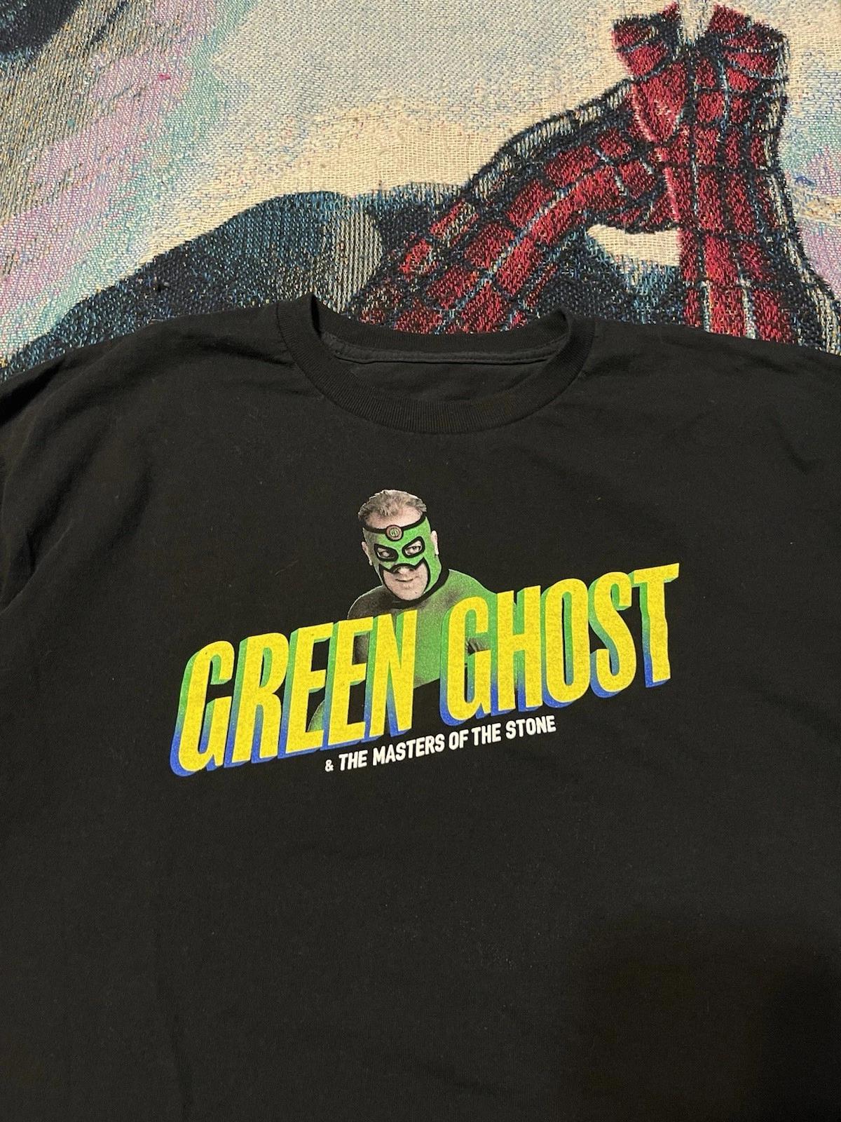 

2021 Green Ghost and The Masters Of The Stone Movie Promo Shirt Men s M Parody XL