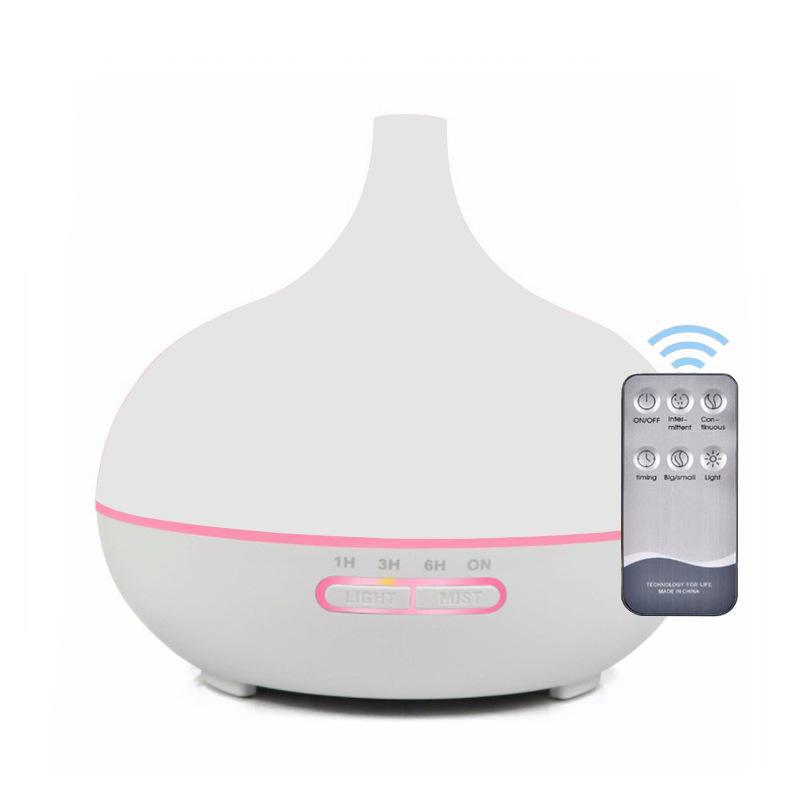 "Smart Wood Grain Aromatherapy Humidifier & Air Purifier for Home and Bedroom"