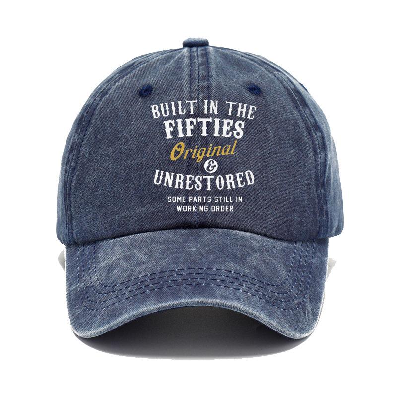 Unisex Baseballkappe Sommer Frühling Sonnenhut Vintage Mode Baseballkappe für Männer Frauen Klassisch Verstellbar Papa Truckerhut
