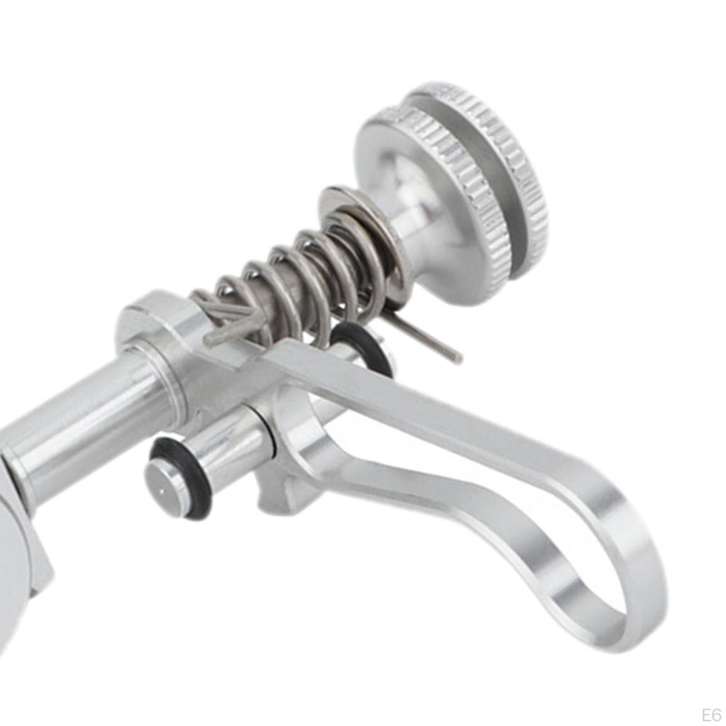Aluminum Alloy Wrinkle Seat Post Lever Durable Lock Spit Cycling for Bromine