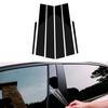 6pcs/set Car Door Window Pillars B-pillar Post Trim Stickers PC Plastic for Toyota Corolla 2014-2018