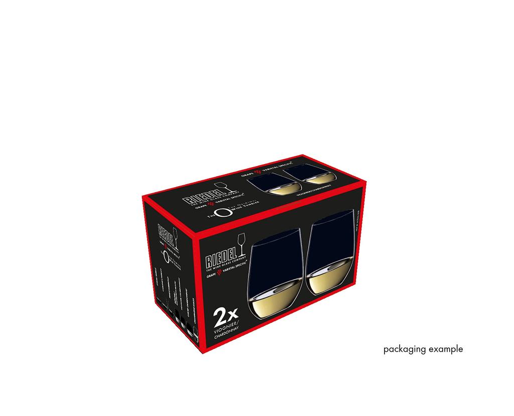 Authentisches RIEDEL Weißweinglas-Set (Paar) - Riedel O Viognier/Chardonnay 320ml (Produktcode: 0414/05)