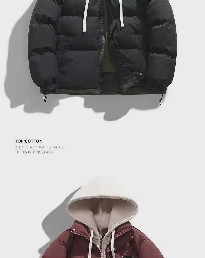 Women's Unisex Milky Down Short Winter Coat - Loose, Thick, Fashionable Large Size