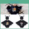 Entzückendes Kleinkind Baby Jungen Mädchen Halloween Cosplay Fledermauskostüm Strampler Set mit Hut