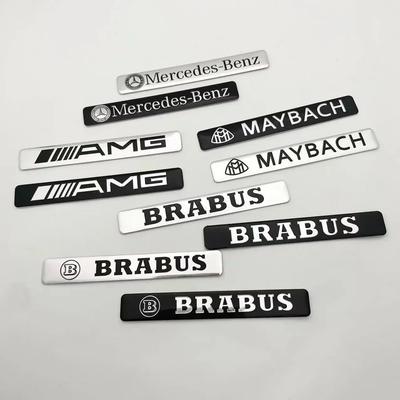 3D Metal Badge Stickers Decal Accessories For Mercedes Benz AMG Brabus Maybach W206 W204 W205 W212 W213 W221 W222 W223 W251 W464