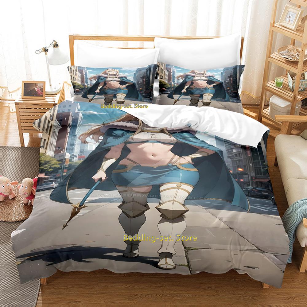 The Kingdoms of Ruin Beding Set Carton Anime Thre-piece Set Adult People Kid Bedrom Thre-piece Suits 3D Kawai Colcha De Vera