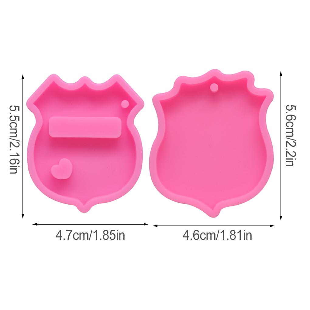 Harz Epoxid Gießformen Silikon Schmuck Schild Form Herstellung Kunst Glänzend Handgefertigt Hängende Formen Halskette