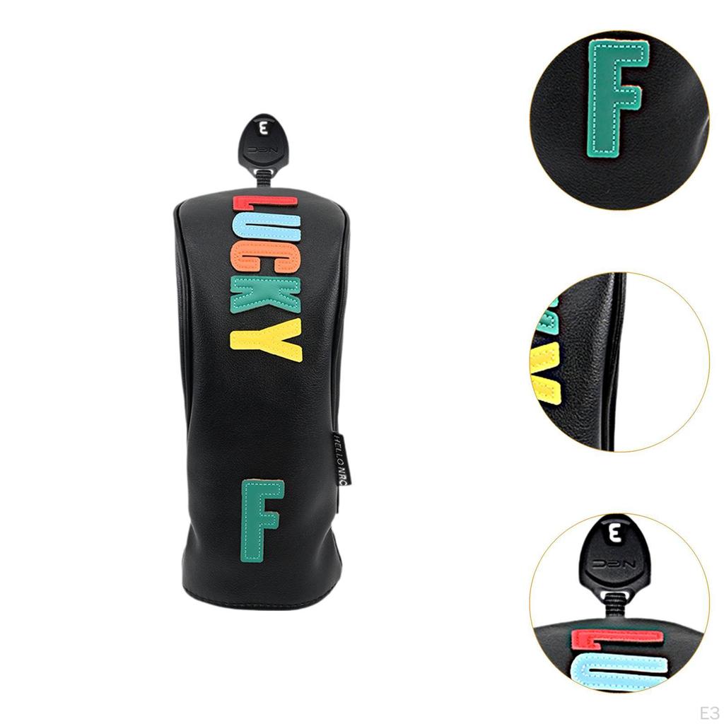 Cute Heascorat Golf Wood Head Cover with Scratch-Resistant