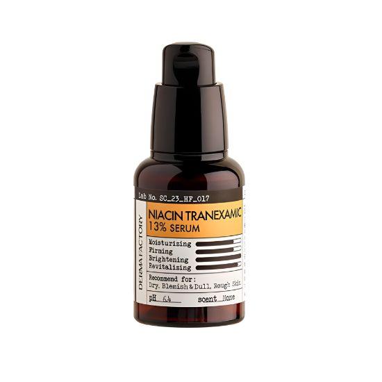 Derma Factory Niacin Tranexamic 13% Serum Dark Spot Correcting & Brightening Care 30ml