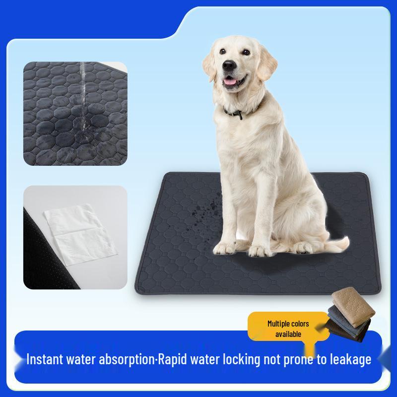 Washable Reusable Pet Pee Pads - Non-Slip, Quick Absorbent Training Pads for Dogs & Cats