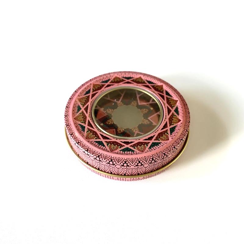 Saffron Tin Box For 1  G Saffron Packing Box Tin Box With Pvc Window