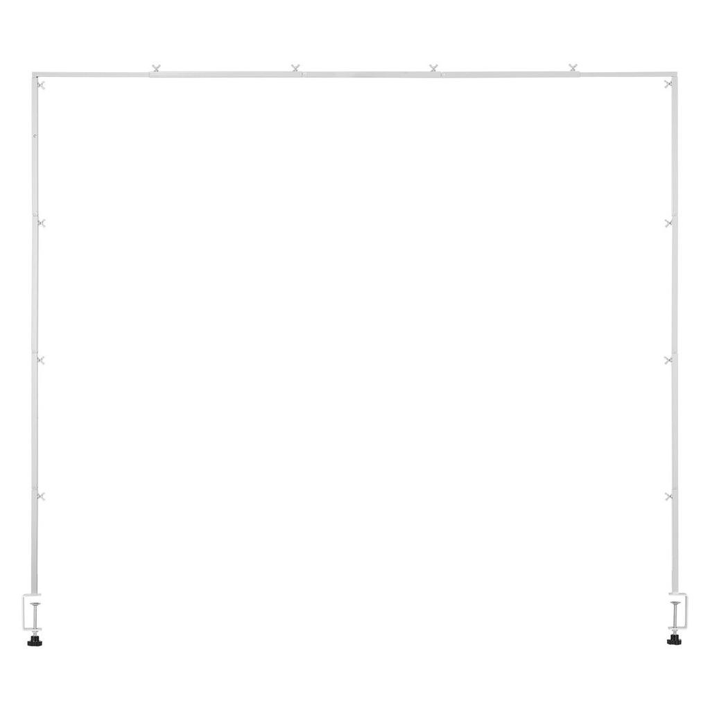 Over The Table Rod Stand with Clamps 28-98 in Length Adjustable for Party