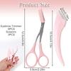 1-Pack Professional Brow Scissors - New Year's Beauty Reset Essential for At-Home Grooming