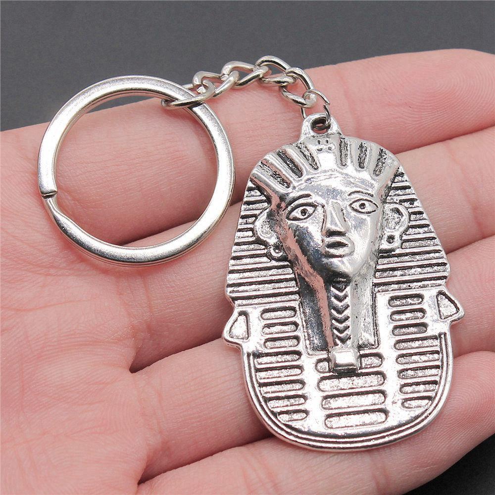 Pharaoh Chief Egyptian Amulet Keychain for Office Workers New Arrival Initial Graduation Gift Casual Accessory