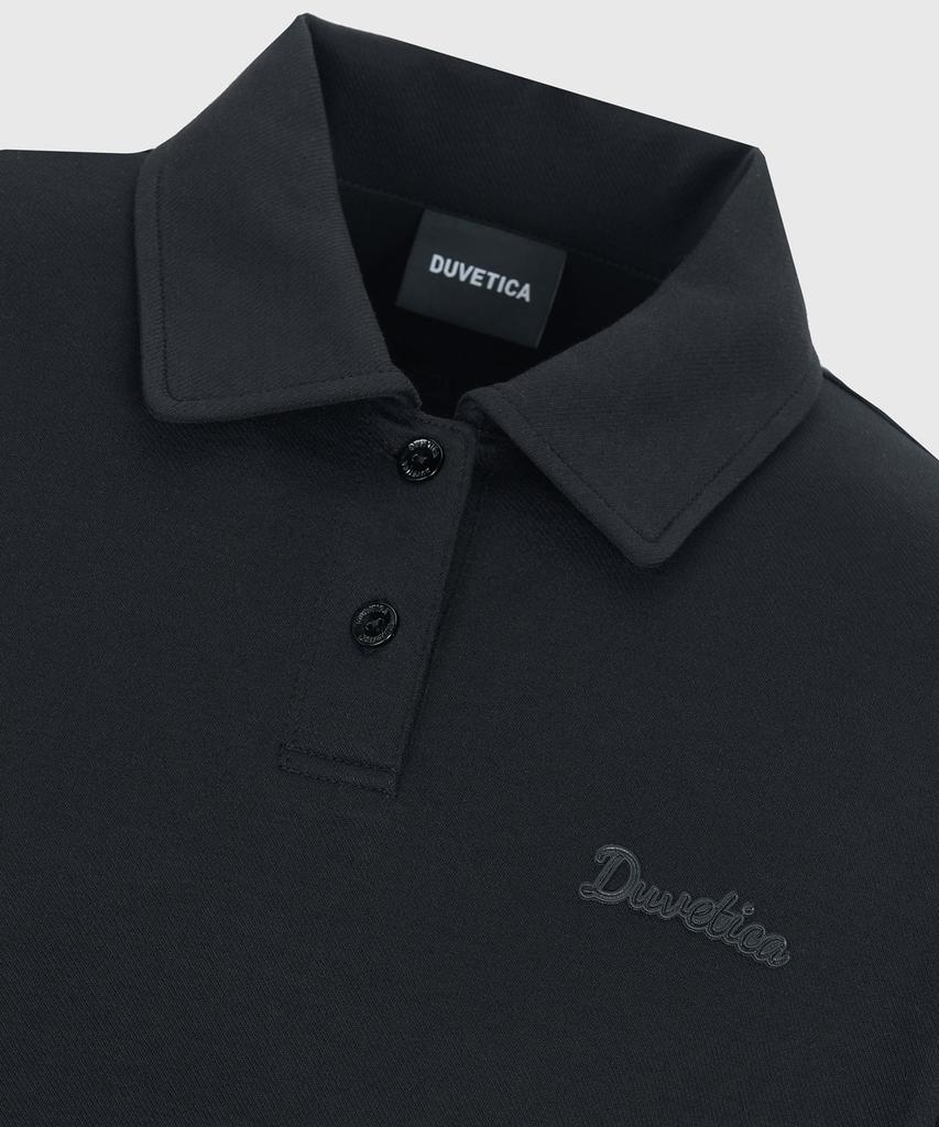 DUVETICA Nerte (Black) (Women'S Short-Sleeve Polo Shirt)