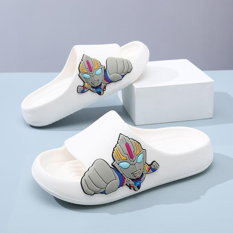 Mario Zeichentrickfigur Kinder Slipper Sandalen Bequeme Sommer Indoor Hausschuhe