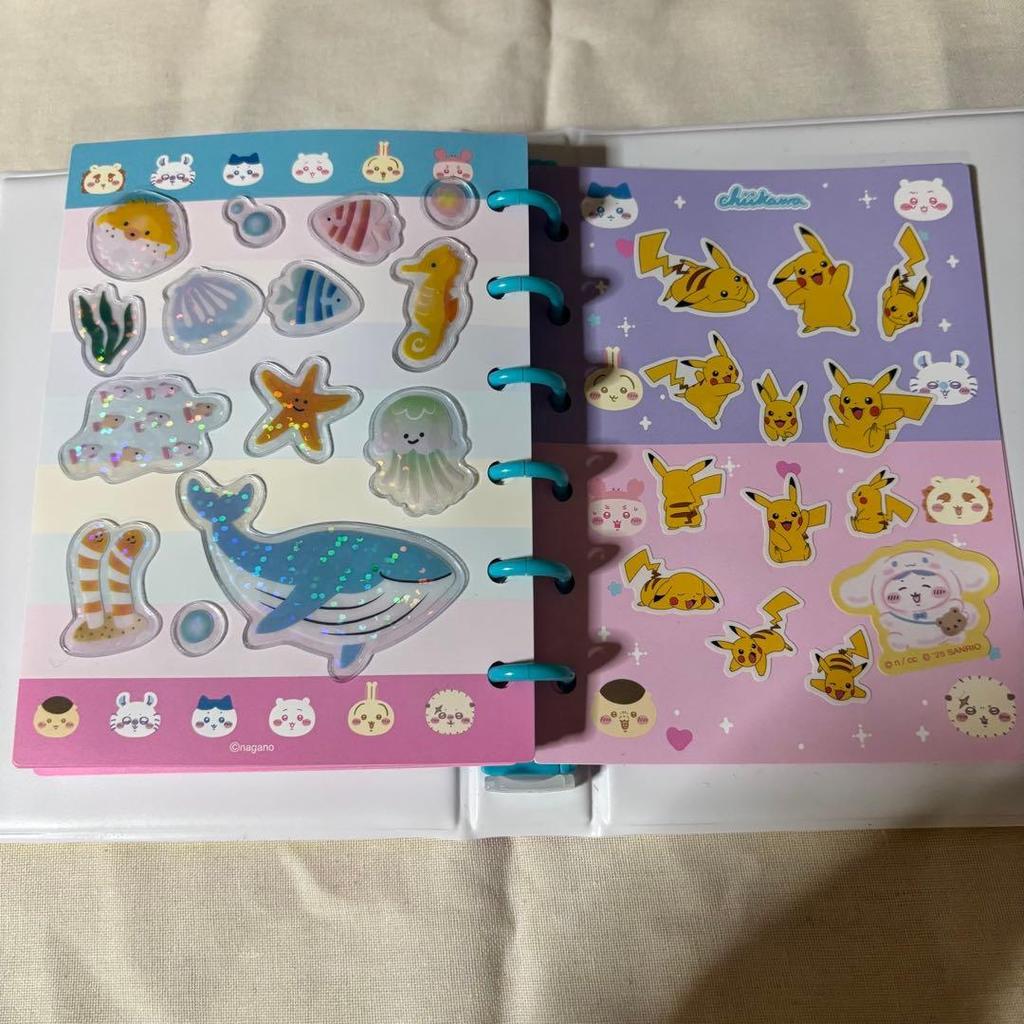 Used Chikawa sticker book finished product