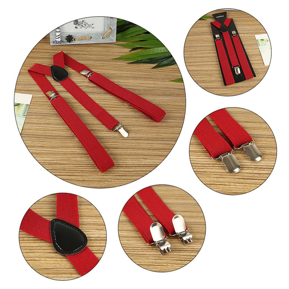Suspenders For Men Pants Apparel Adult Suspender Man Shirt Dress Women Wedding Party Solid Colors Suit Skirt With Braces Straps