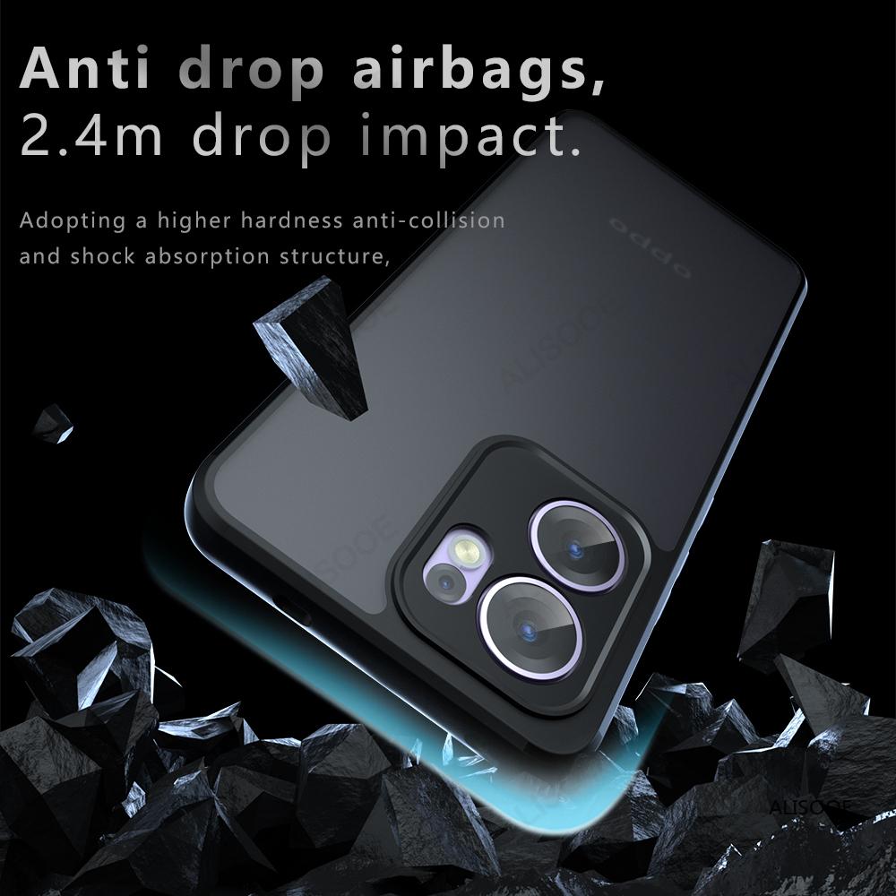 Cover for OPPO Reno 13F 13 Pro Case Ultra Thin Matte Translucent & Clear Full Protection Funda for OPPO Reno 13 Pro Capa