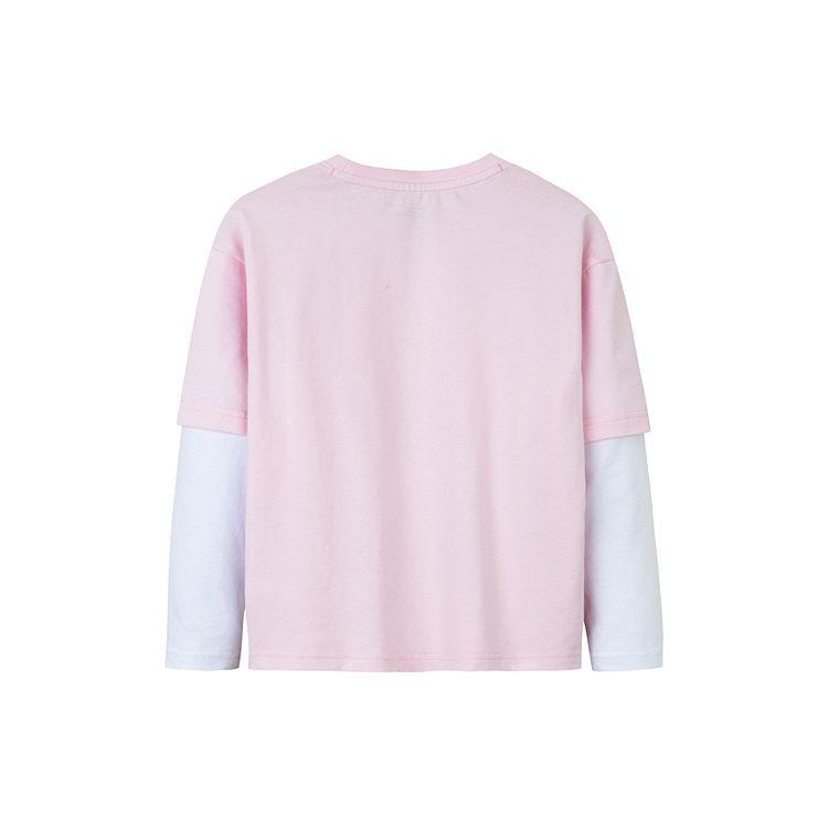 Nike Casual Sports Suit Comfortable Soft Simple Elegant Kids Suit Cherry-Blossom-Pink N32432267GS-005