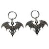 Gothic Punk Hollow Bat Earrings