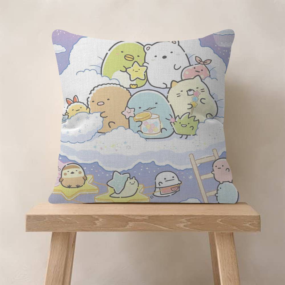 Cartoon Sumikko Gurashi Cool Cushion Cover x Polyester Sofa Cushions Decorative Throw Pillows Home Decoration Pillowcover