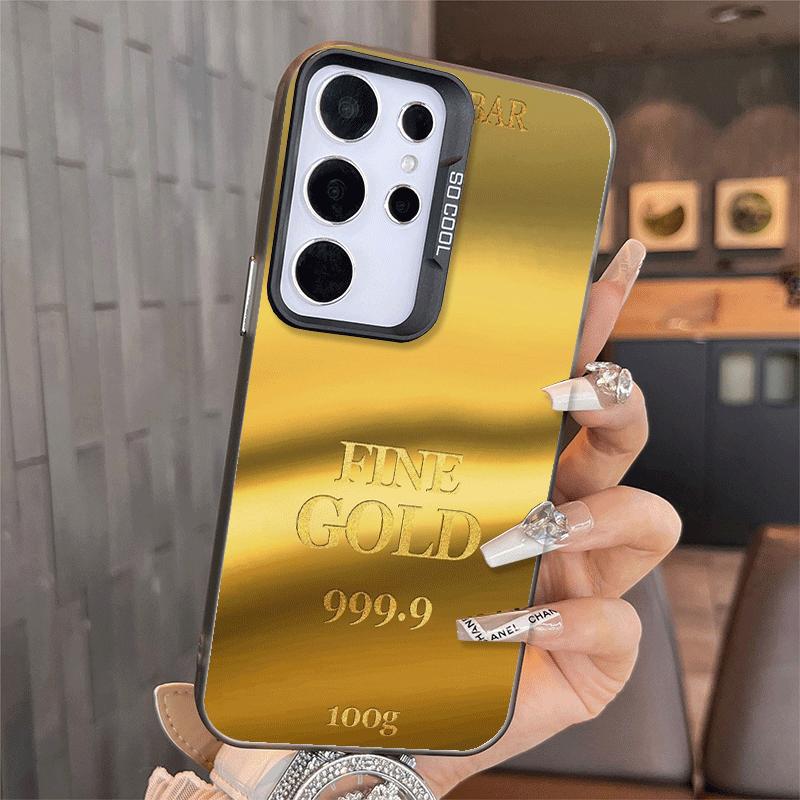 Feine Goldmuster-Druck Stoßfeste Handyhülle für Samsung A17 A16 A15 A14 A37 A57 A36 A56 A26 A35 A55 A25 A34 A54 A24 A13 A23