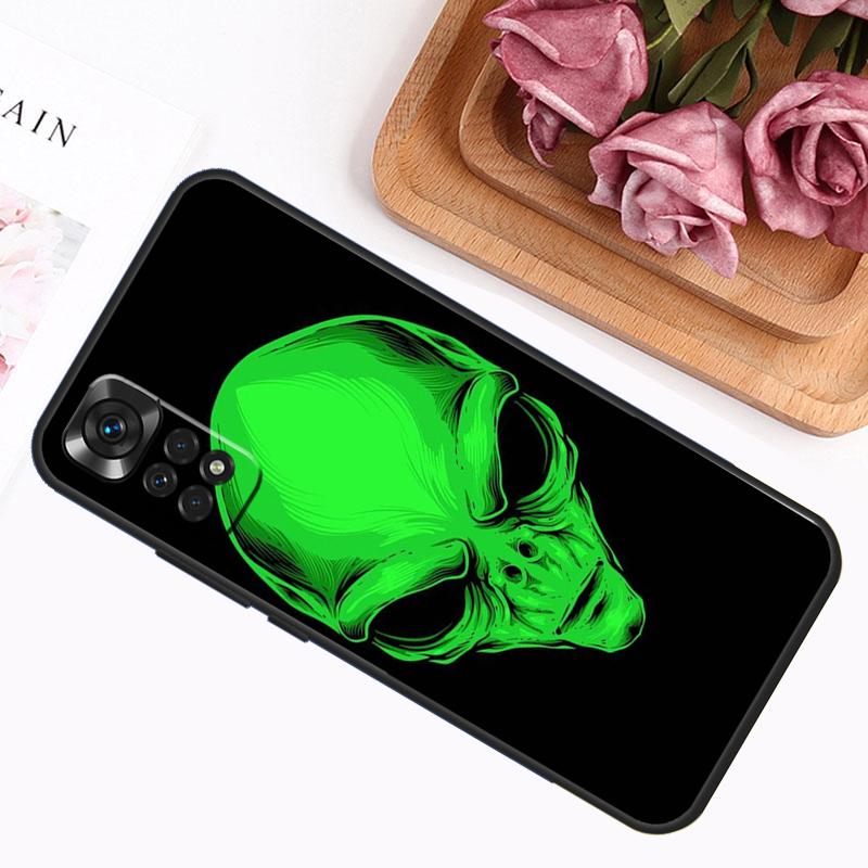 Alien Kawaii Art Case For Xiaomi Redmi Note 14 12 11 9 10 13 Pro 9S 10S 11S 12S Redmi 13C 14C 10C 12C Cover