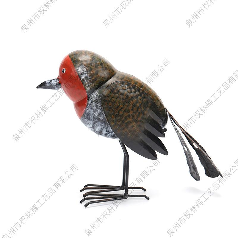 

Садовый стиль железная птица украшение ресторан магазин молочного чая кофейня декоративный реквизит креативные поделки украшение коричневый