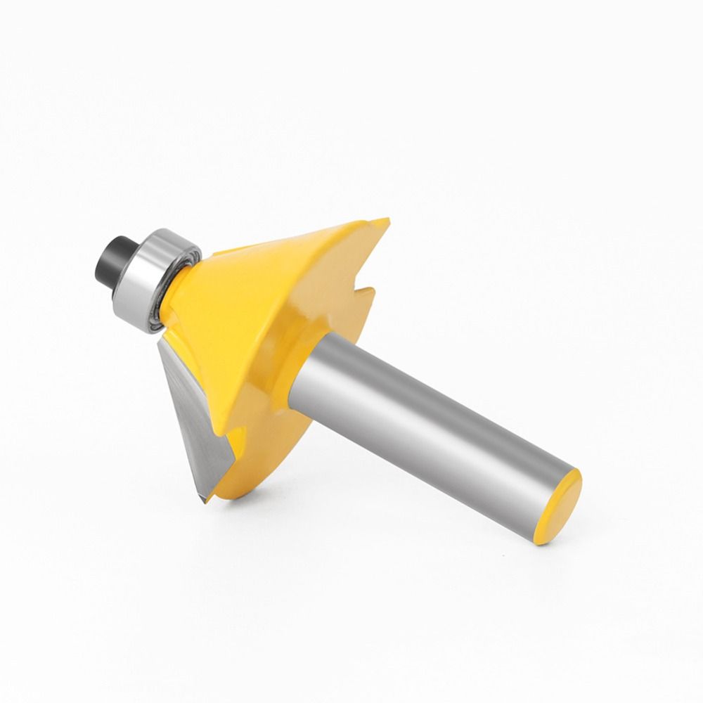 8mm Shank Chamfer & Bevel Edging Router Bit 45 Degree Wood Carving  Woodworking Tools
