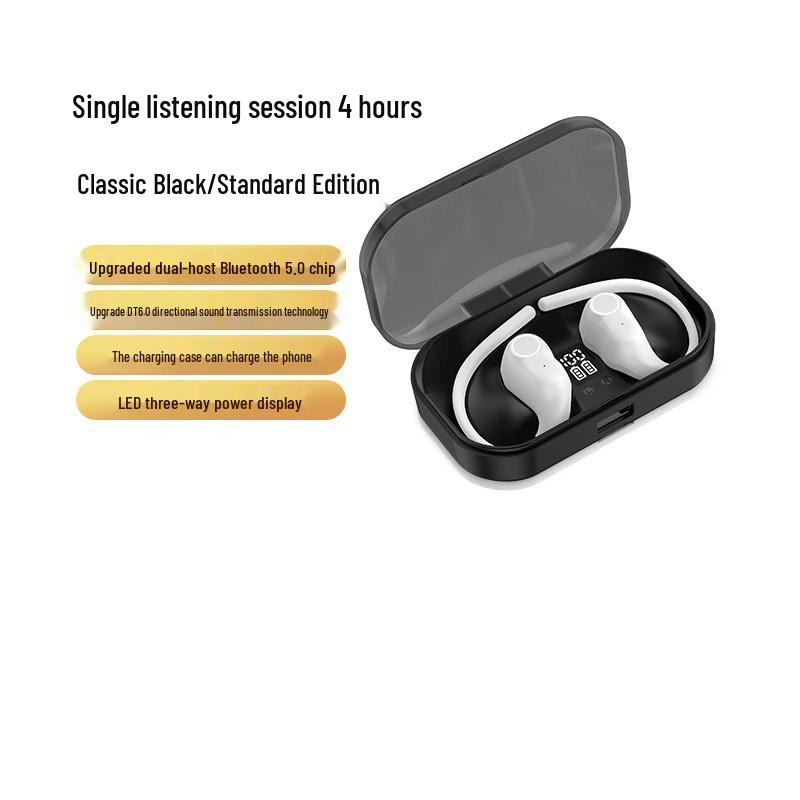 

2025 Wireless Open-Ear Hook Bluetooth Headphones: Ultra-Long Battery, High-Fidelity Sound for Sports, Running & More