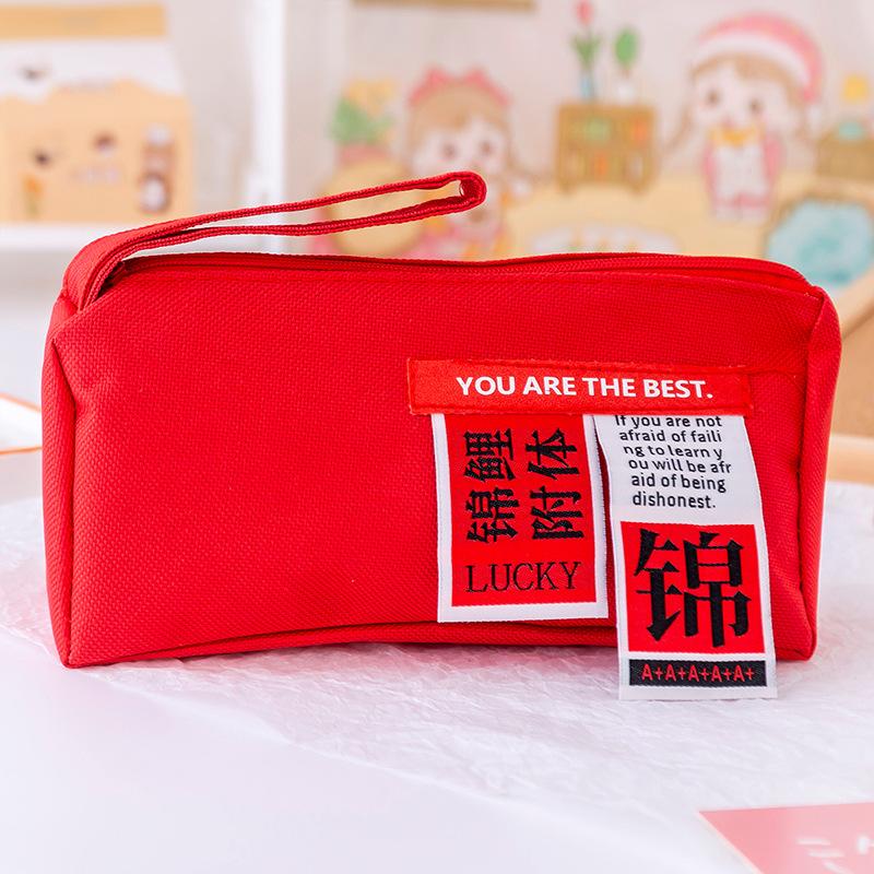 Oxfordtyg stor kapacitet pennskrin kreativ inspirerande text måste klara varje prov pennskrin handväska